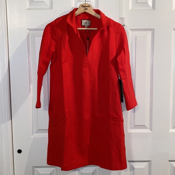 Poppy Red Ponte Clifton Dress
TUCKERNUCK - Picture 11 of 16